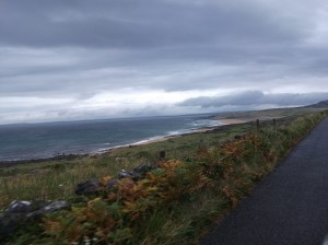 爱尔兰杜林以北的海岸路