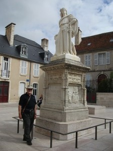 法国布尔斯宫外的雕像