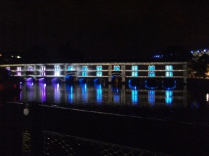 Vauban大坝照明斯特拉斯堡